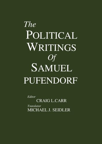 The Political Writings of Samuel Pufendorf