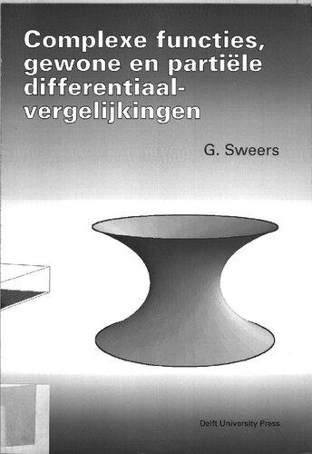 Complexe functies, gewone en partiele differentiaalvergelijkingen