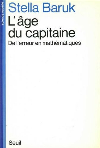 L'âge du capitaine : de l'erreur en mathématiques