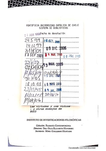 Las virtudes y los vicios