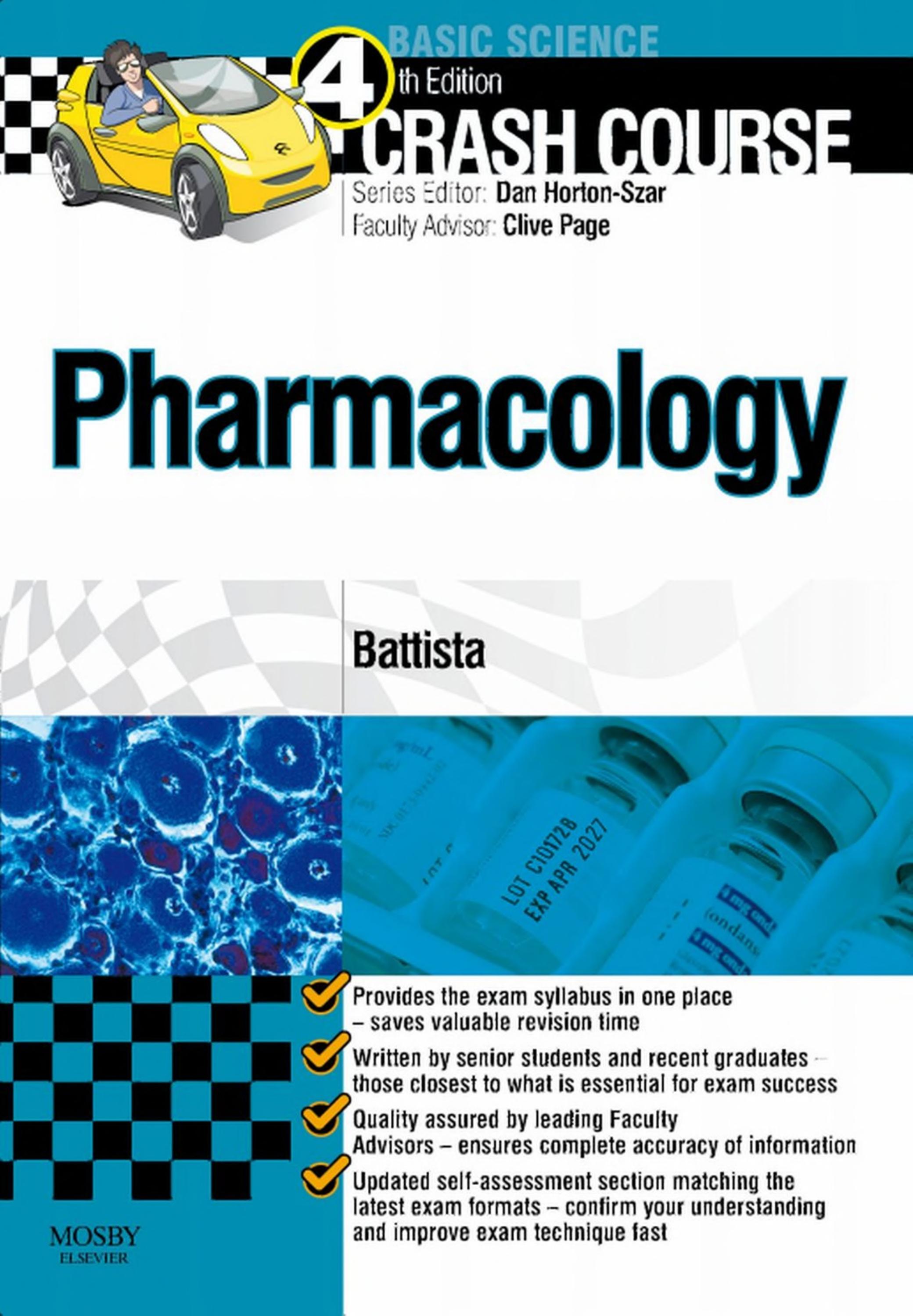 Crash Course: Pharmacology Updated Edition - E-Book