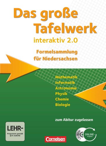 große Tafelwerk interaktiv 2.0 Niedersachsen. Schülerbuch