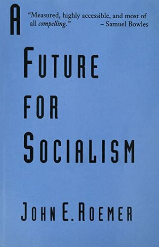 A Future for Socialism