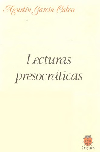 Lecturas Presocráticas