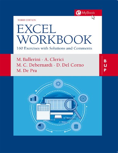 Excel Workbook: 160 Exercises with Solutions and Comments