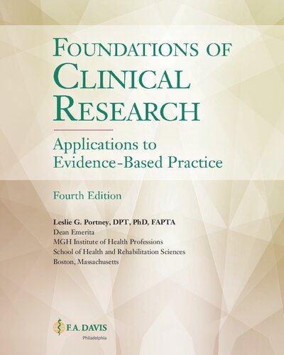 Foundations of Clinical Research. Applications to Evidence-Based Practice