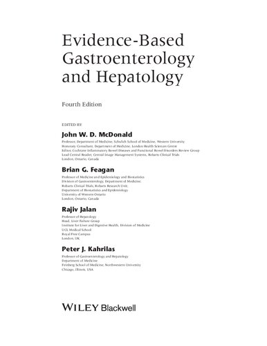 Evidence-Based Gastroenterology and Hepatology