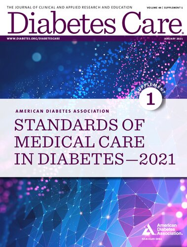 January 2021, Volume 44, Supplement 1 
Diabetes Care. Standards of Medical Care in Diabetesd — 2021