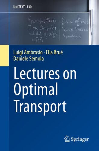 Lectures on Optimal Transport: 130 (UNITEXT, 130)