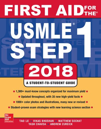 First Aid For The USMLE Step 1 2018