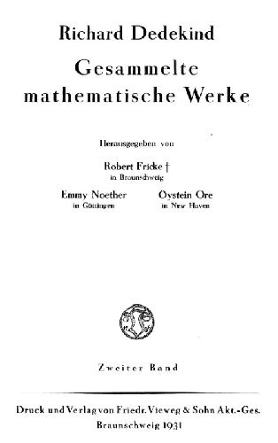 Gesammelte mathematische Werke 2