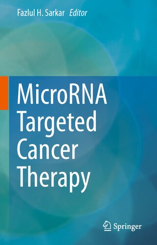 MicroRNA targeted cancer therapy