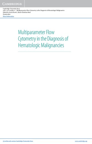 Multiparameter flow cytometry in the diagnosis of hematologic malignancies