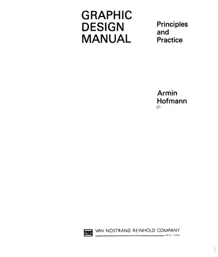 Graphic Design Manual: Principles and Practice