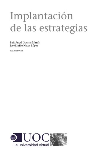 Implantación de estrategias.