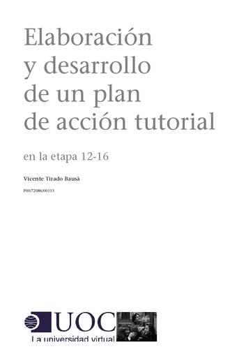 Elaboración y desarrollo de un plan de acción tutorial en la eta 12-16