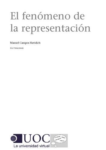 El fenómeno de la representación