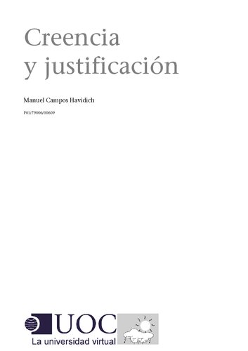 Creencia y justificación