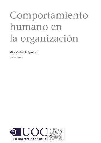 Comportamiento humano en la organización