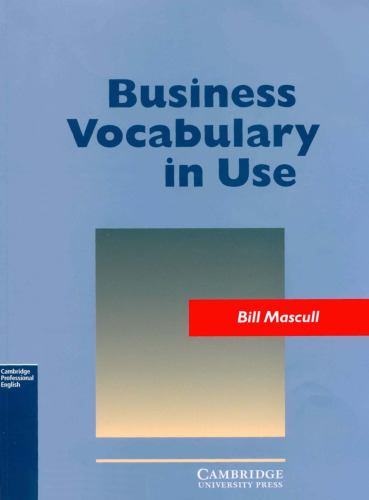 Business Vocabulary in Use: Intermediate