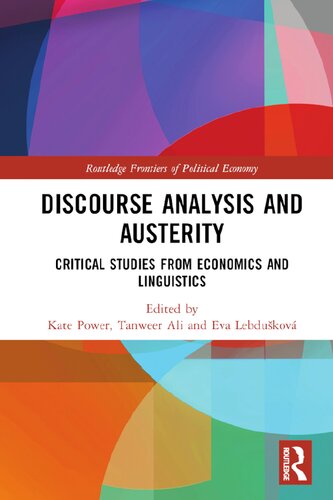 Discourse Analysis and Austerity: Critical Studies from Economics and Linguistics