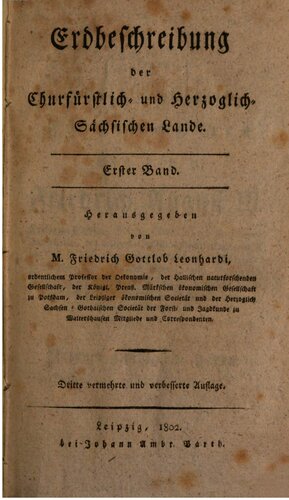 Erdbeschreibung der chur-fürstlich und herzoglich-sächsischen Lande