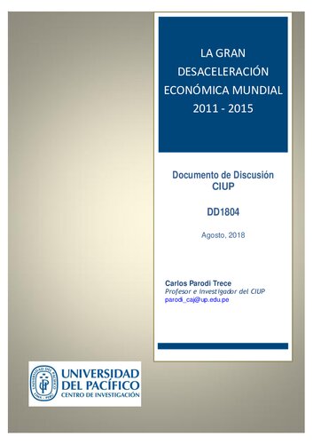 La gran desaceleración económica mundial 2011-2015