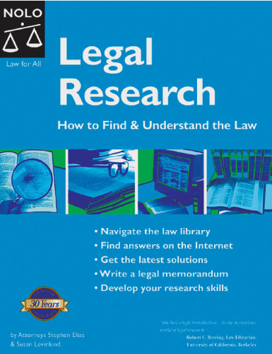 Legal Research: How to Find & Understand the Law