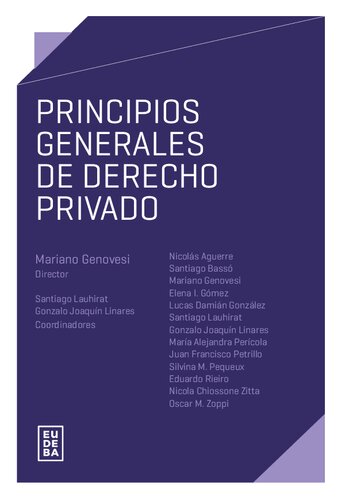 Principios Generales de Derecho Privado