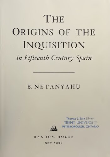 Origins of Inquisition in 15th Century Spain