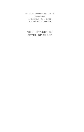 The Letters of Peter of Celle