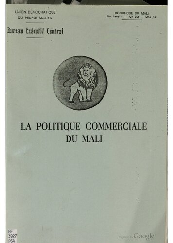 La politique commerciale du Mali