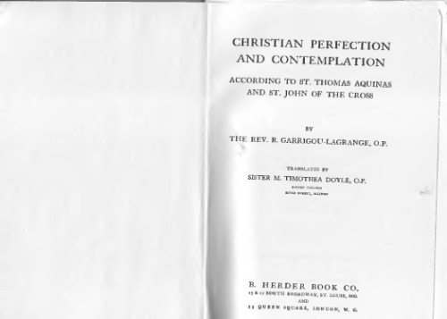 Christian Perfection and Contemplation