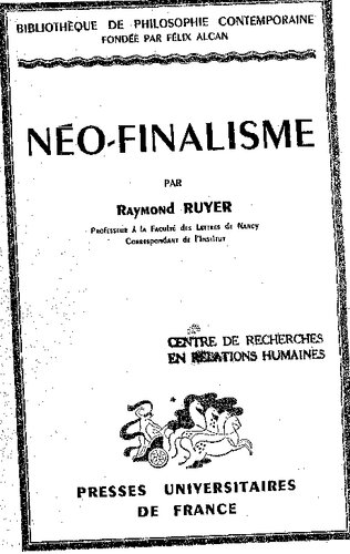 Néo-Finalisme