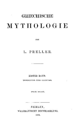 Griechische Mythologie (1860, 1242 S., Scan).