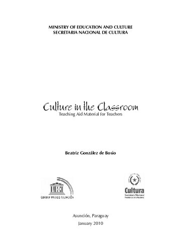 Culture in the Classroom. Teaching Aid Material for Teachers