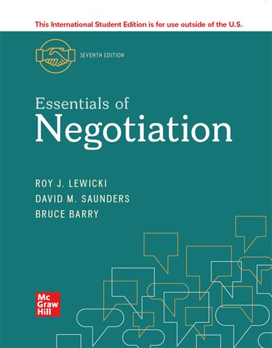 ISE Essentials of Negotiation