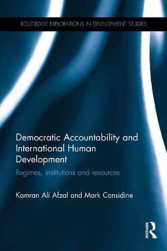 Democratic Accountability and International Human Development: Regimes, institutions and resources