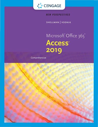 New Perspectives Microsoft Office 365 & Access 2019 Comprehensive