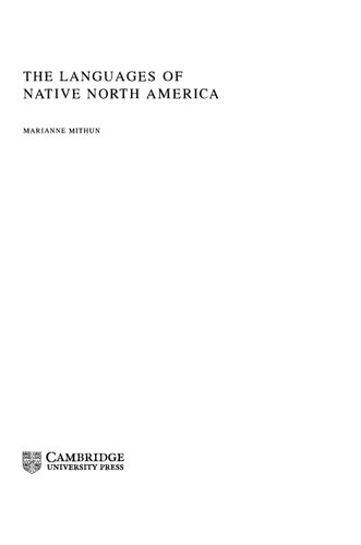 The languages of native North America