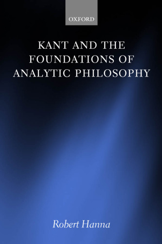 Kant and the Foundations of Analytic Philosophy