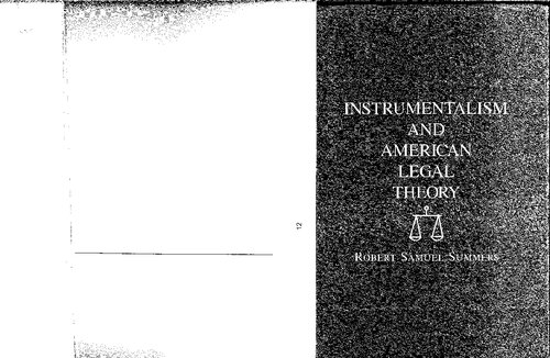 Instrumentalism and American legal theory