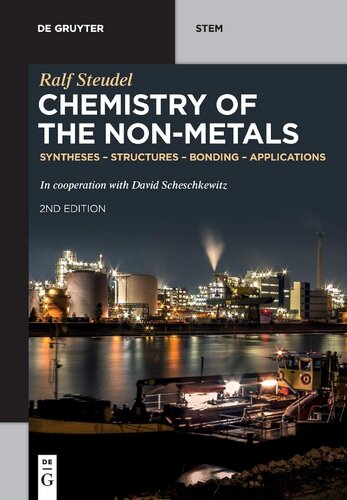 Chemistry of the Non-Metals: Syntheses - Structures - Bonding - Applications (De Gruyter Textbook) (De Gruyter STEM)