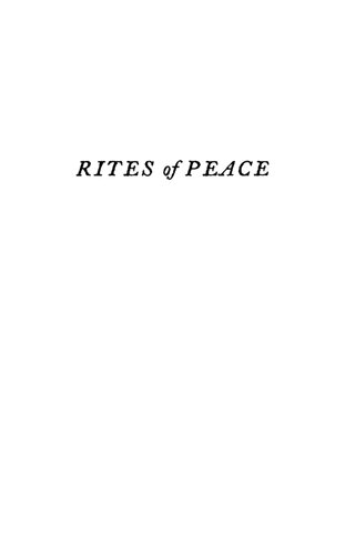 Rites Of Peace: The Fall Of Napoleon And The Congress Of Vienna