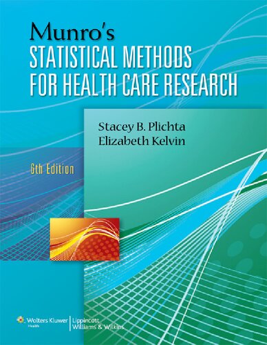 Munro’s Statistical Methods for Health Care Research