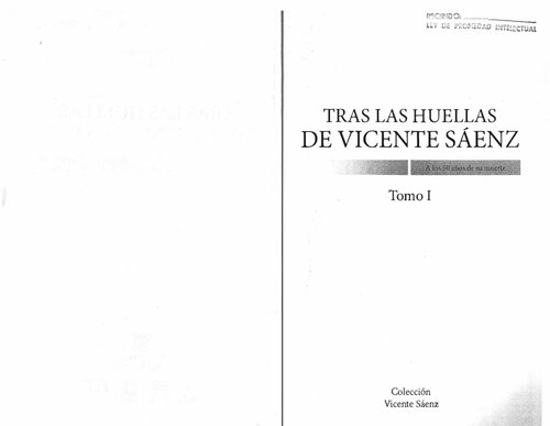 Tras las huellas de Vicente Sáenz