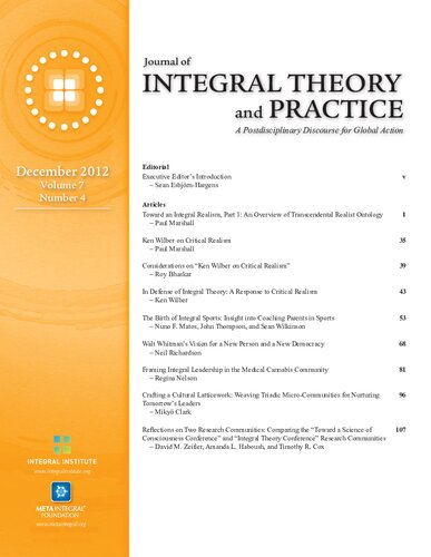 Journal of Integral Theory and Practice 2012—Vol. 7, No. 4