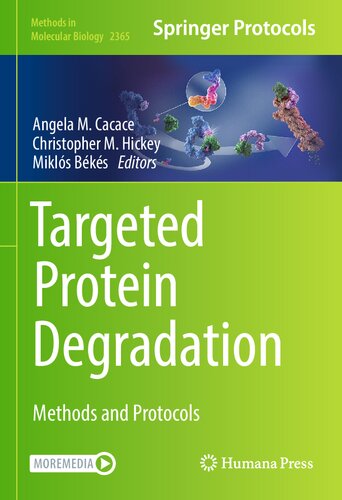 Targeted Protein Degradation: Methods and Protocols