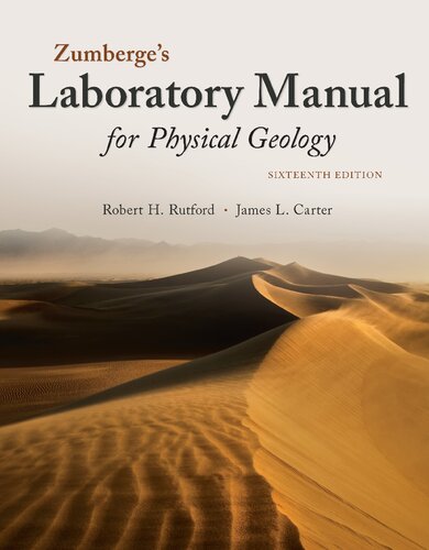 Laboratory Manual for Physical Geology