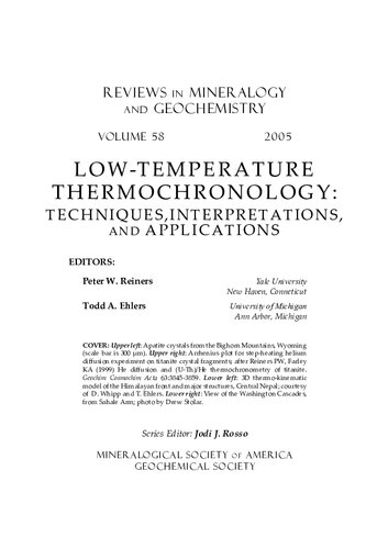 Low-Temperature Thermochronology - Techniques, Interpretations, and Applications